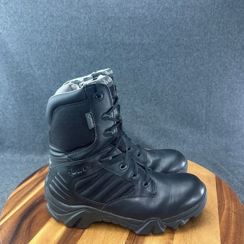 Bates Mens GX-8 Gore-Tex Waterproof Side Zip Tactical Boots Black E02268 Size 7